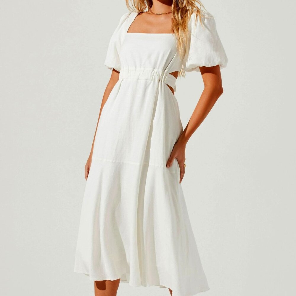 ASTR the Label Puff Sleeve Women's Angeles Dress